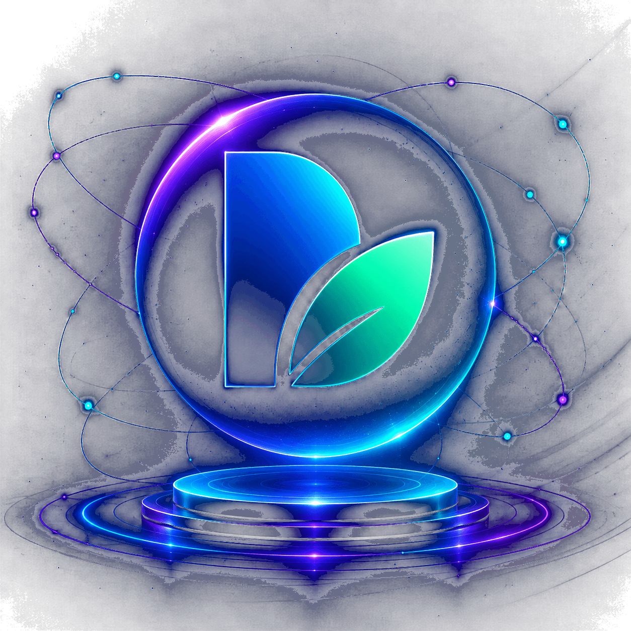 DevMints neon logo